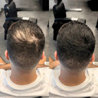 Alpha Men Hair. premium keratin hair building fibers for men with thinning hair